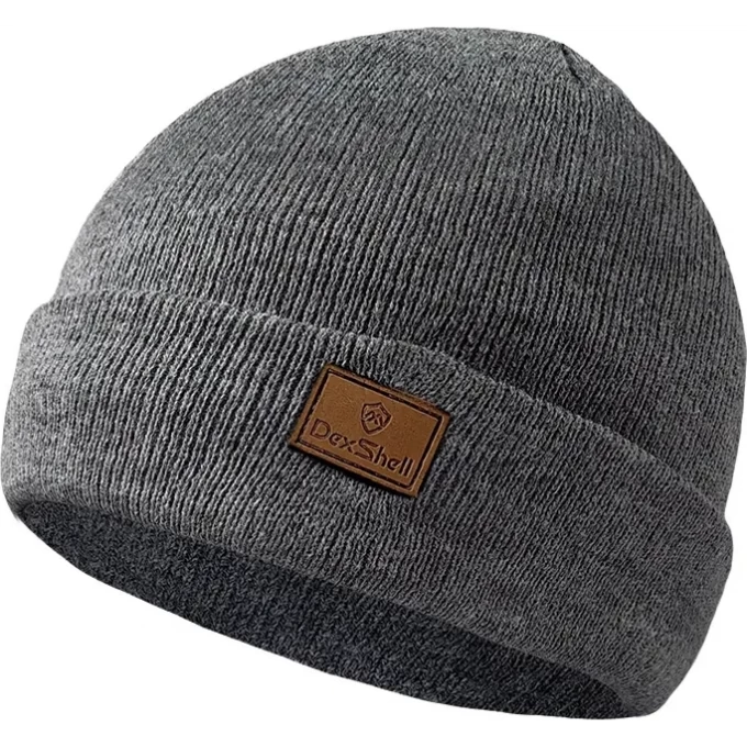 Шапка водонепроницаемая DEXSHELL Beanie Hat (Gray Size 56-58 cm) DH30509HGY
